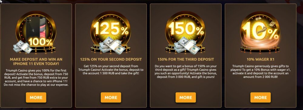 Triumph Casino Bonus