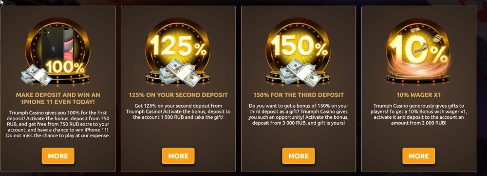 Triumph Casino Bonus