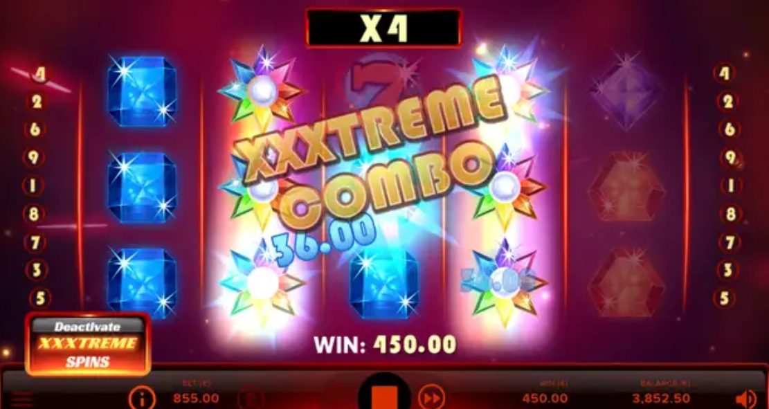 Starburst XXXtreme mobile gameplay on a smartphone