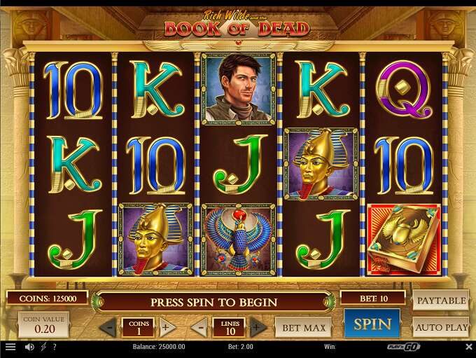 Book Of Dead Slot Not On Gamstop