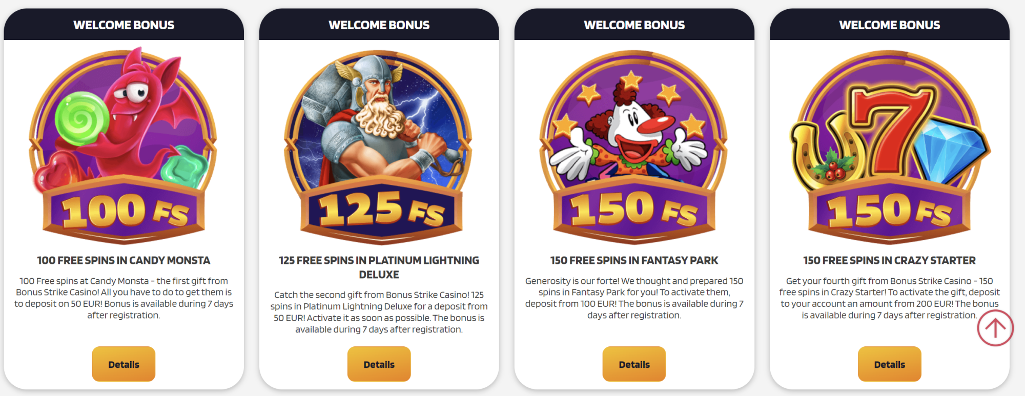 Bonus Strike Casino No Deposit Bonus