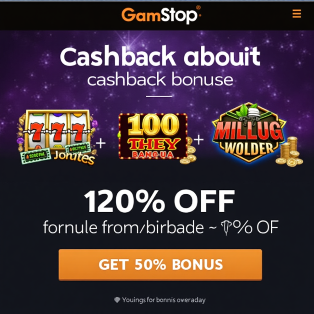 Cashback Casino Bonuses Not On Gamstop