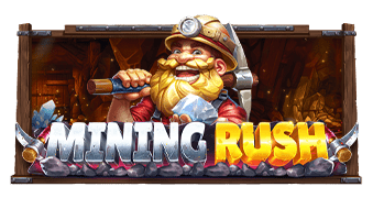 Mining Rush Slot - Non GamStop Casino Mining Rush Slot Title Screen and Main Characters