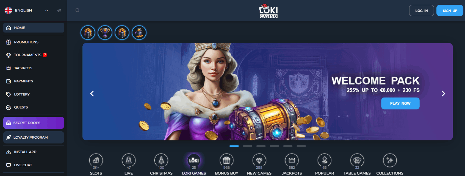 Loki Casino Review - Non GamStop Casino Loki Casino Pros and Cons Infographic