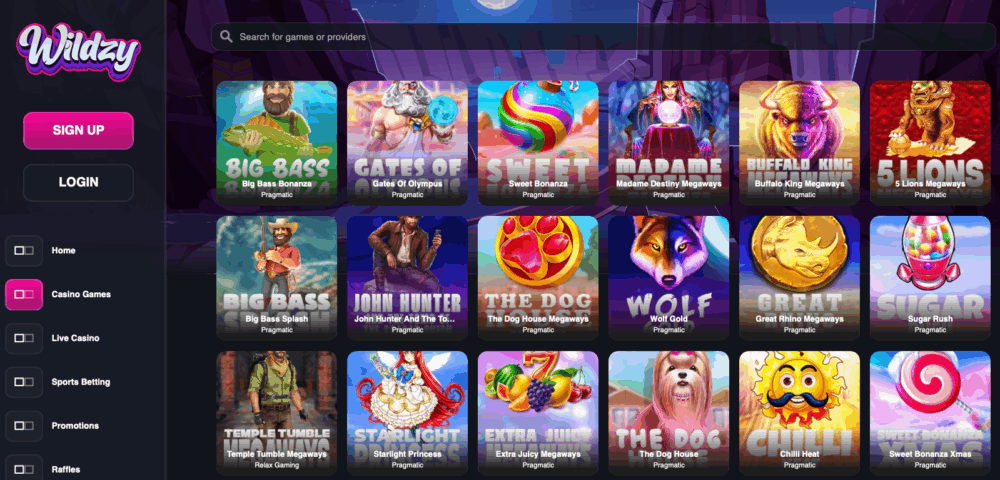 Wildzy Casino Similar Sites