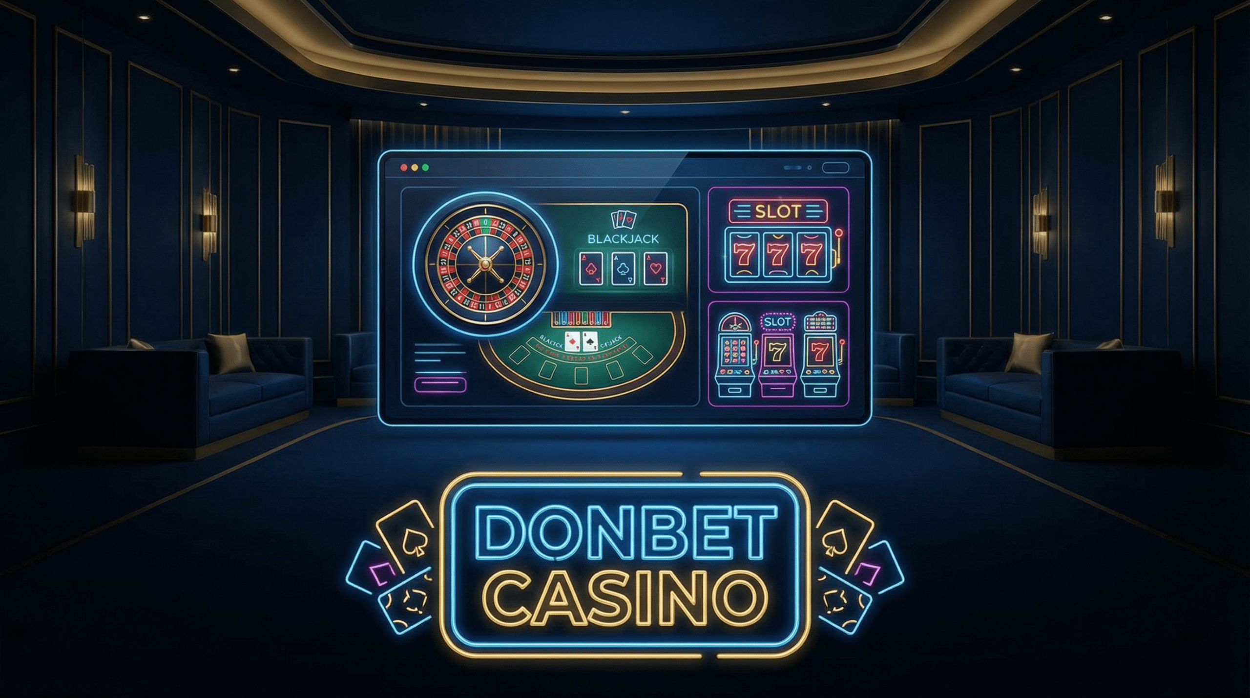 Donbet Casino Not on GamStop — Review & Guide 2026 - Non GamStop Casino Donbet Casino Homepage and User Interface